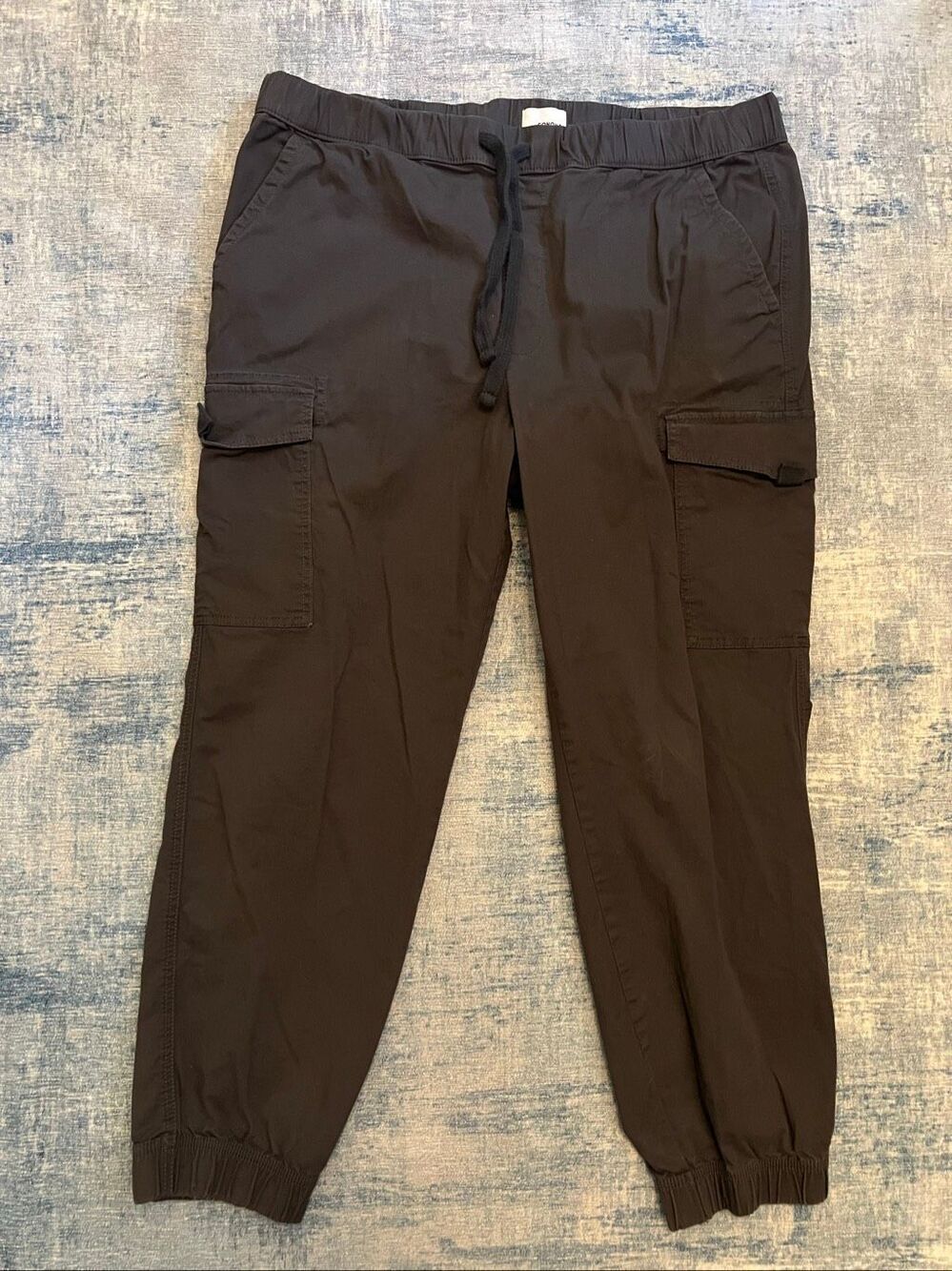 Sonoma Goods For Life Dark Gray Pull On Cargo Jogger Pants Men's XL